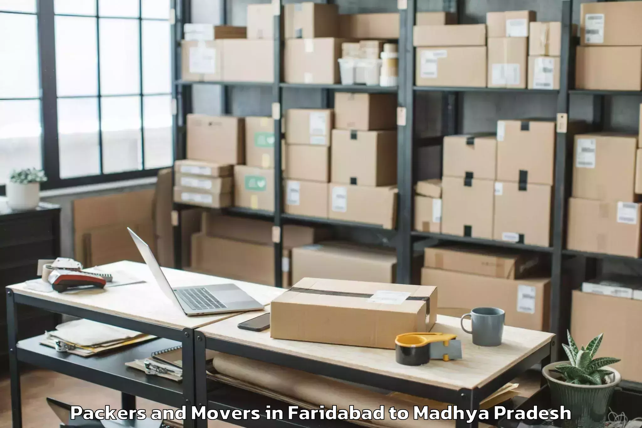 Book Your Faridabad to Lnct University Bhopal Packers And Movers Today